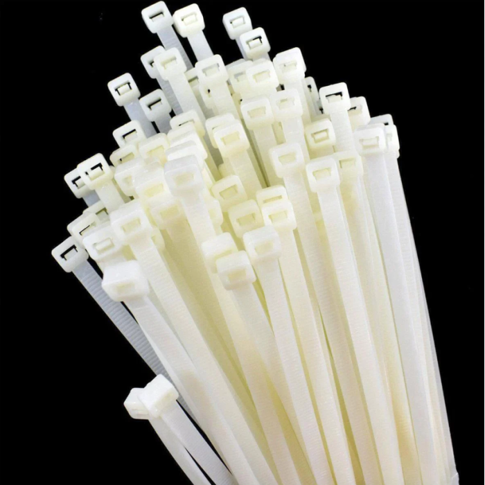 Master 505356 Plastik Kablo Bağı Cırt Kelepçe 3.6 X 300mm Beyaz (100 Adet)