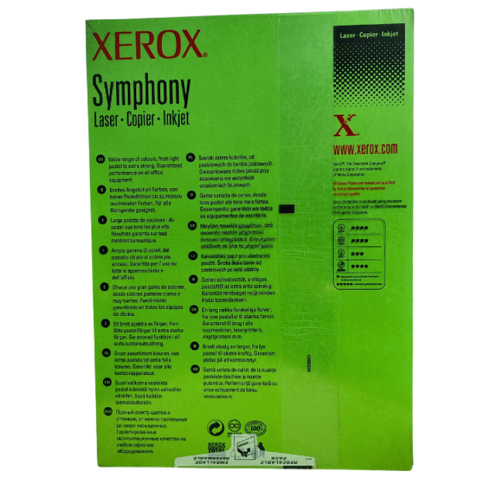 Xerox Symphony A3 160 Gr Kopya Kağıdı Yeşil 250 Adet ( Laser - Copier - Inkjet)