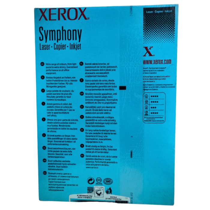 Xerox Symphony A3 160 Gr Kopya Kağıdı Mavi 250 Adet ( Laser - Copier - Inkjet)