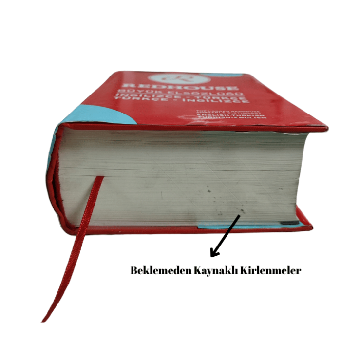 Redhouse Genişletilmiş Büyük İngilizce-Türkçe El Sözlüğü (Teşhir Ürünü) | RS-007