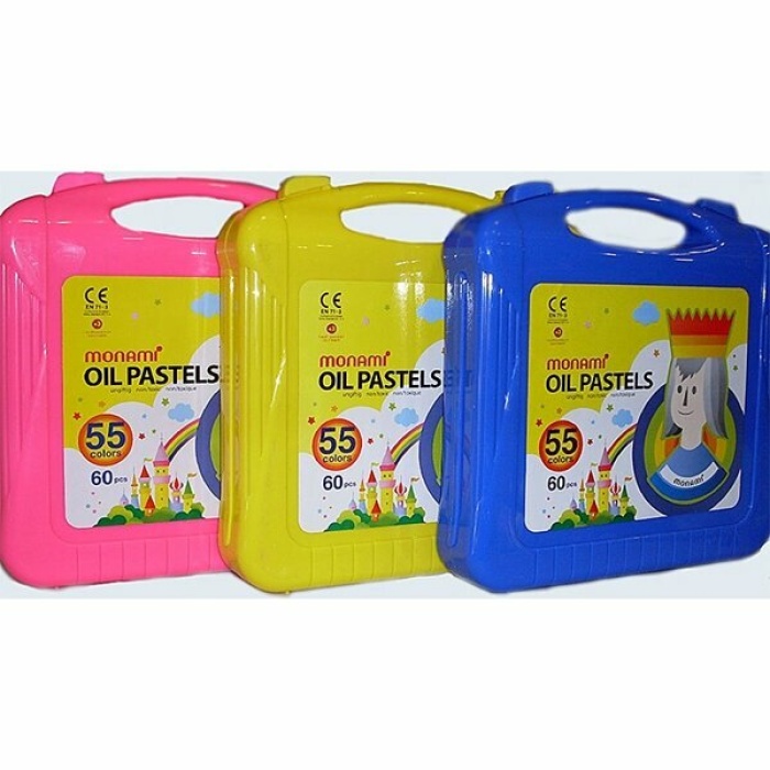 Monami Pastel Boya 55 Renk 60lı Kutu