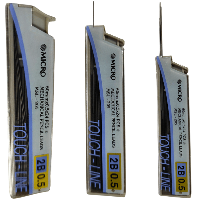 Mikro Touch Line 2B 0.5 Mm Uç 12li Paket 0.5 x 60 Mm | 12 X 24 Pcs