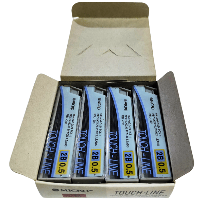 Mikro Touch Line 2B 0.5 Mm Uç 12li Paket 0.5 x 60 Mm | 12 X 24 Pcs