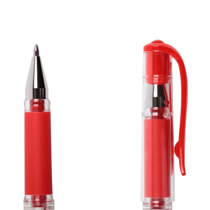 Uni-Ball Kırmızı Roller Kalem Signo Broad Jel Bilye Uç İmza Kalemi 1.0 MM 12li Paket | UM-153