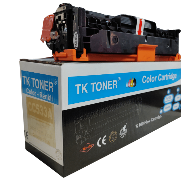 Tk Toner | TK CC533A - Canon 7200 Kırmızı Muadil Toner ( CRGR718 - 2020 - 2025 - 2320)