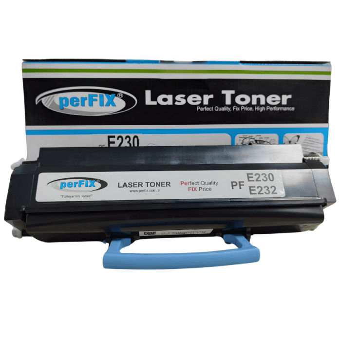 Perfix | PF E232 TONER 3K ( E230 - E232 - E234 - E238 - E240 - E330 - E332 - E342 ) Replaces: 24016SE)