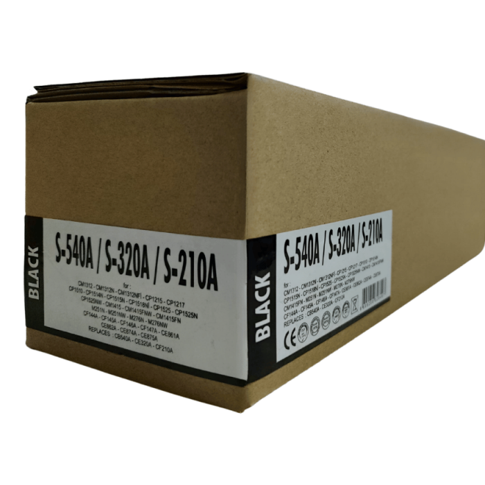 Special HP S-540A  2,2K Siyah Renkli Universal Toner CF210A-CB540A-CE320A ( CM1312 - CM1312N - CM1312NFİ - CP1215 - CP1217 - CP1510 - CP1514N - CP1515N - CP1518Nİ - CP1525 - CP1525N - CP1525NW - CM1415 - CM1415FNW - CM1415FN - M251N - M251NW - M276N - M276