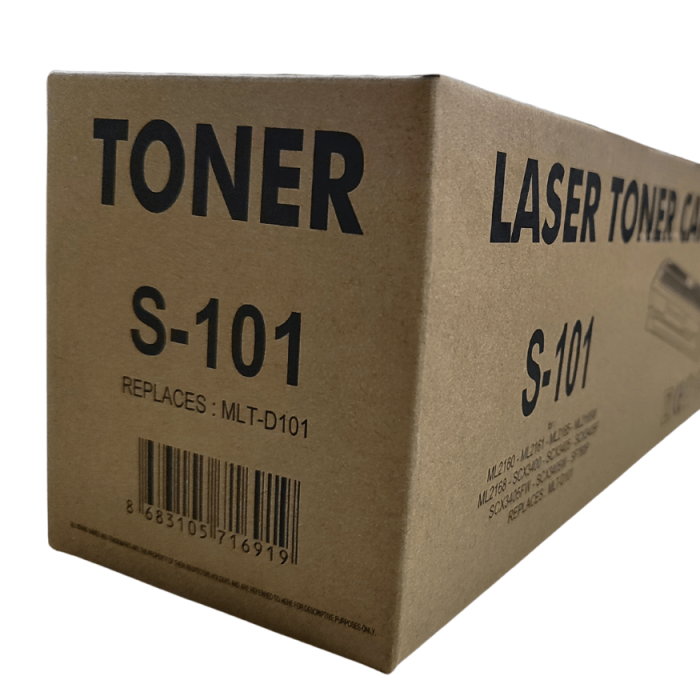 Special | Chipli S-101 MLT-D101 Siyah Muadil Toner 1,5K (ML2160 - ML2161 - ML2165 - ML2165W - ML2168 - SCX3400 - SCX3405 - SCX3405F - SCX3405FW - SCX3405W - SF760P )