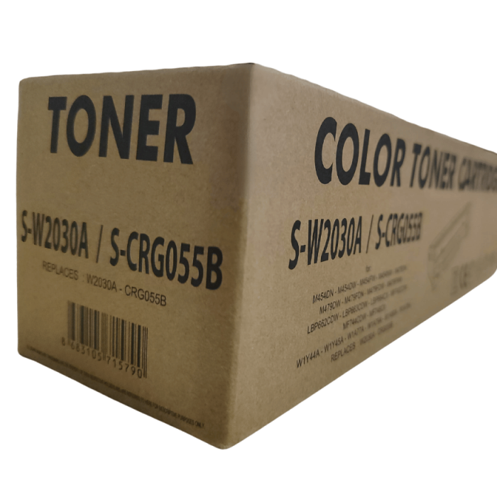 Special | HP S-W2030A - 415A Siyah 2.4K Çipli Muadil Toner S-CRG055B ( M454DN - M454DW - M454FW - M454NW - M479DN - M479DW - M479FDN - M479FDW - M479FNW - LBP662CDW - LBP663VDW - LBP664CX - MF742CDW - MF744CDW - MF746CX - W1Y44A - W1Y45A - W1A77A - W1A78A