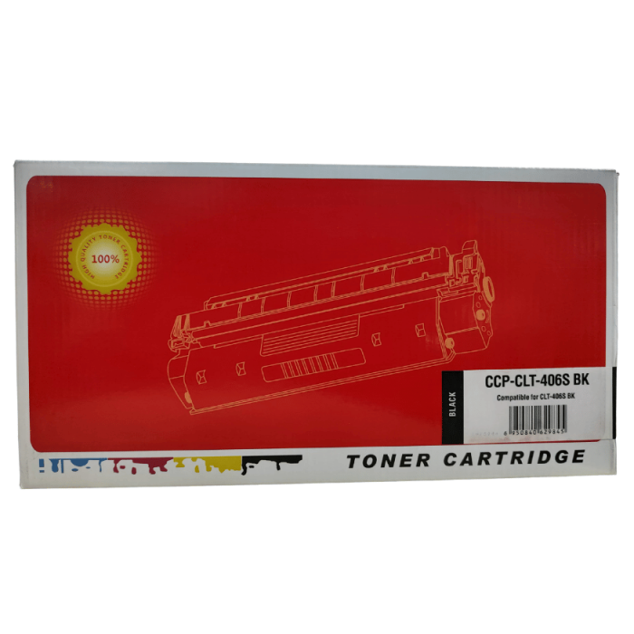 Star | İthal Samsung CCP-CLT-406S B Black Siyah Muadil Toner ( CLP-360 / 362 / 363 / 364 / 365 / 365W / 367W / 368 ; CLX-3300/ 3302/ 3303/ 3303FW/ 3304/ 3305/ 3305W/ 3305FW/ 3305FN/ 3307FW )