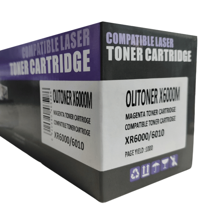 Olitoner | Xerox X6000M Magenta 1K Kırmızı Muadil Toner