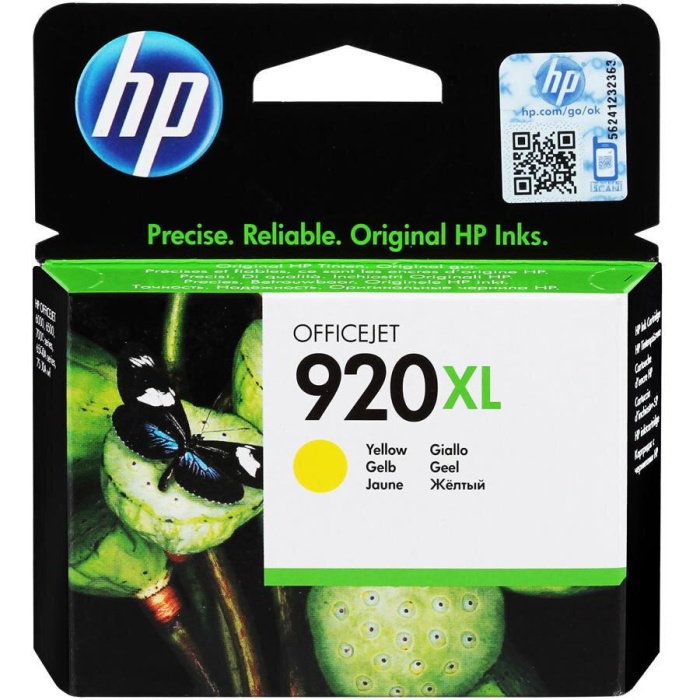 HP 920XL Orjinal Sarı Kartuş 6000 6500 7000N 7500 | CD-974AE
