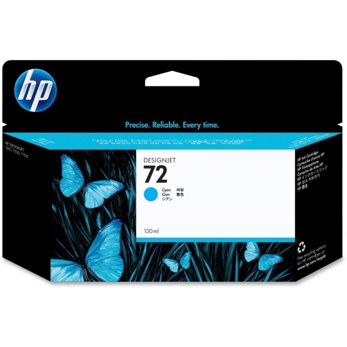 HP 72 Orjinal Mavi Plotter Kartuşu 130ML | T610/770/1100/1200 | C9371A