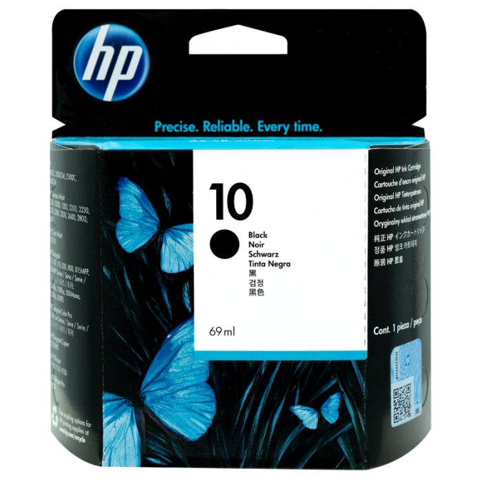 HP 10 Orjinal Siyah Mürekkep Kartuş | C4844A