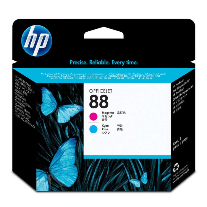 Hp 88 Orijinal Mavi Ve Kırmızı Baskı Kafası | C9382A