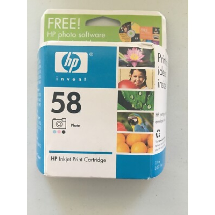 HP 58 Orjinal Foto Siyah Kartuş | C6658AE (Eski Tarihli)