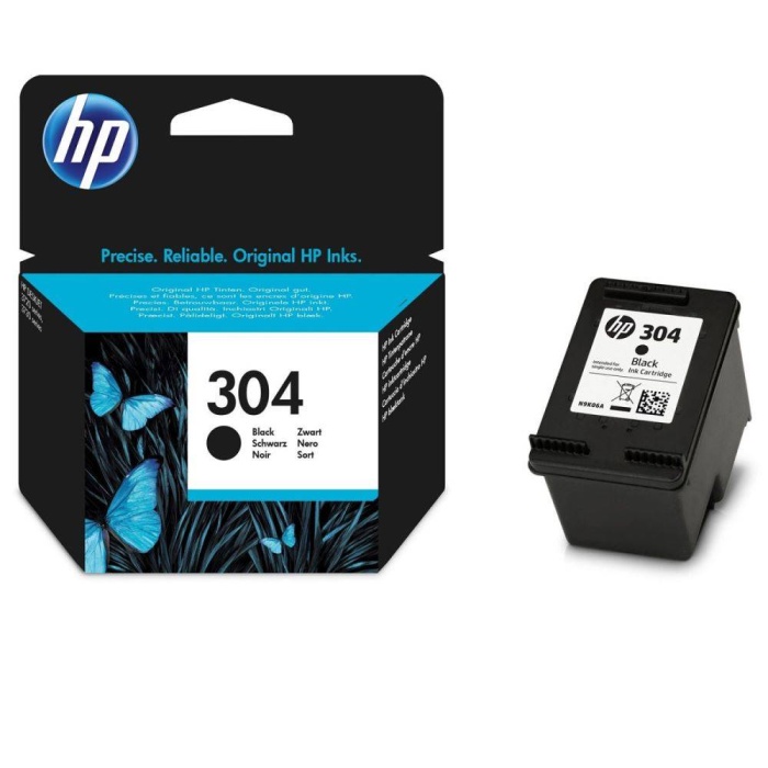 HP 304 Orjinal Siyah Mürekkep Kartuş | N9K06AE