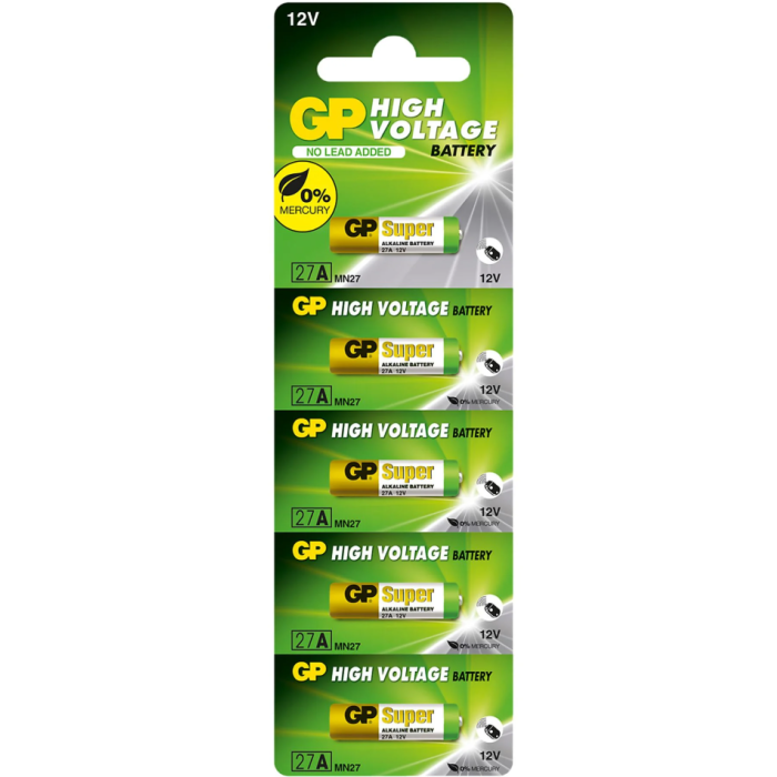 GP GP27A-C5 27A 12V Alkalin Spesifik Pil | Adet
