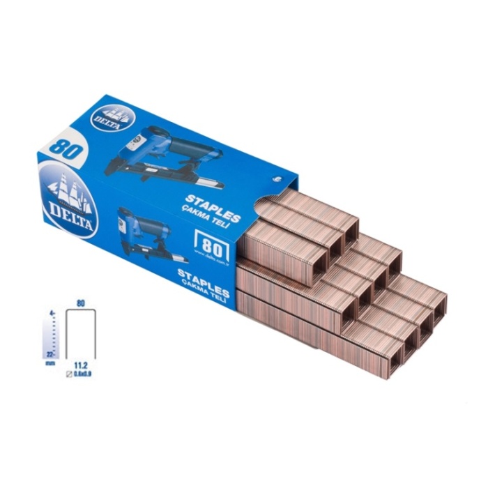 Delta 80/8 Zımba Teli 5000Li Paket | 80/8