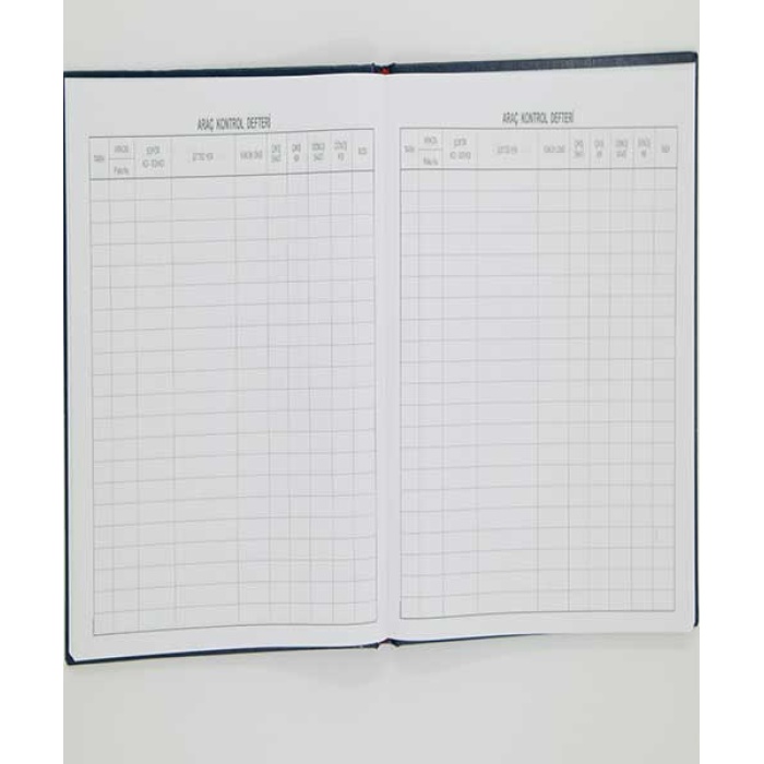 Dilman Araç Kayıt Defteri Ciltli 20 X 28,5 Cm 96 Yaprak Yatay | 5189