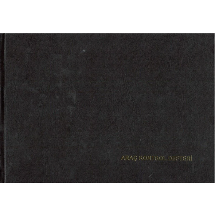 Dilman Araç Kayıt Defteri Ciltli 20 X 28,5 Cm 96 Yaprak Yatay | 5189