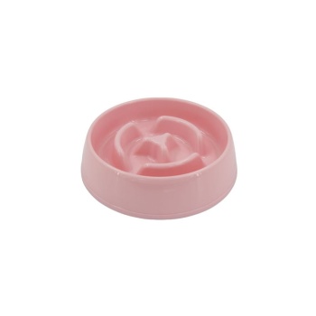 Yavaş Mama Yeme Kabı 375 Ml. Pembe