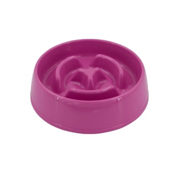 Yavaş Mama Yeme Kabı 375 Ml.Bordo