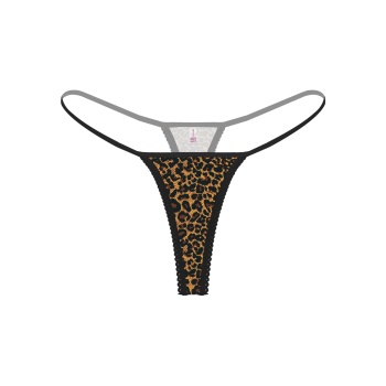 Leopar Desenli Kadın Fantezi String