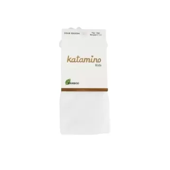 Kız Bambu Külotlu Çorap  Beyaz