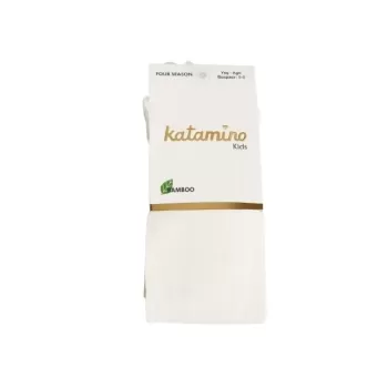 Kız Bambu Külotlu Çorap  Krem