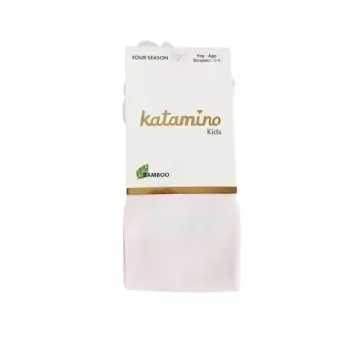 Kız Bambu Külotlu Çorap  Pudra