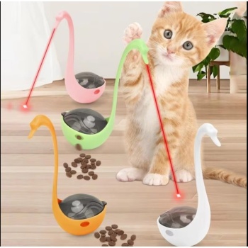 Tekli Kuğu Şeklinde Lazerli Kedi Oyuncağı