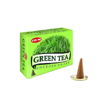 Green Tea Cones I Konik Tütsü I Buhurdanlık Tütsüsü