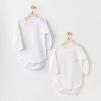 Long Sleeve 2li Basic Body Ekru