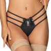 Yanları Lastikli Siyah Kadın Fantezi G String