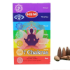 7 Chakras Back Flow Cones
