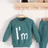 Im Cool Desenli Pamuklu 2li Erkek Bebek Takımı