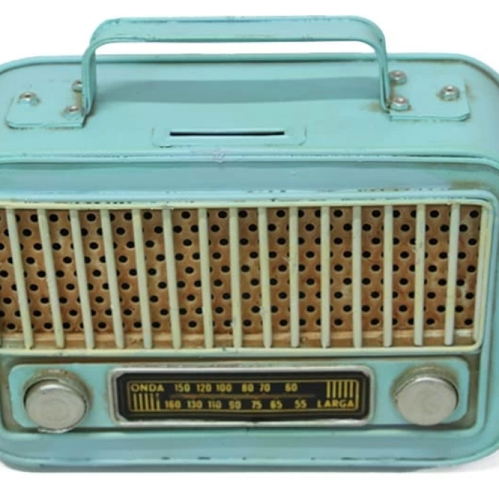 Dekoratif Metal Radyo Kumbara