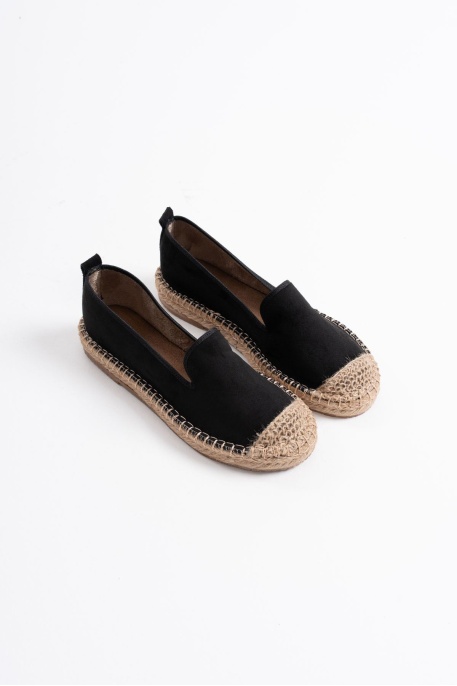 Fly Kadın Siyah Espadril Ayakkabı