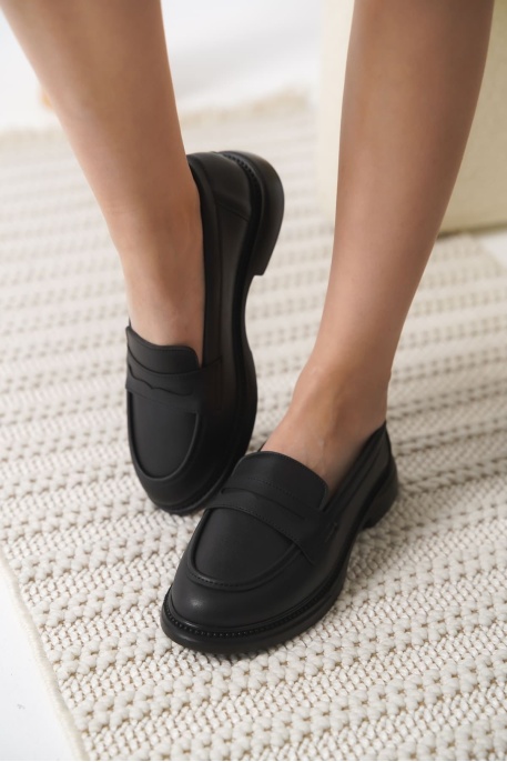 Sunny Kadın Siyah Loafer