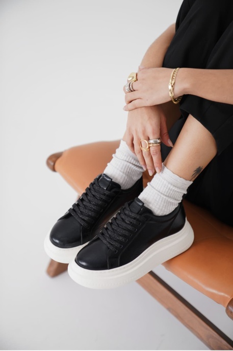 Dina Kadın Siyah Sneaker