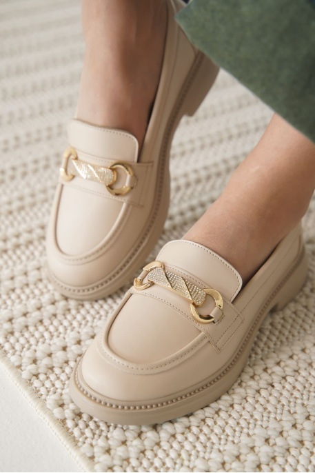Lance Kadın Bej Loafer
