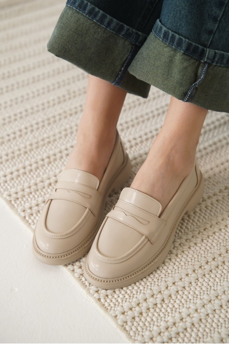 Sunny Kadın Bej Rugan Loafer