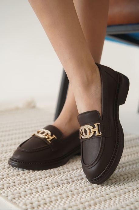 Viola Kadın Acı Kahve Loafer