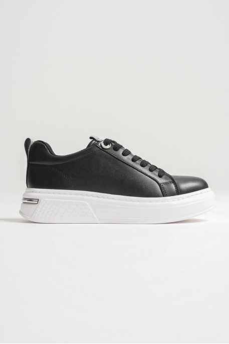 Liza Kadın Şık Günlük Siyah Sneaker