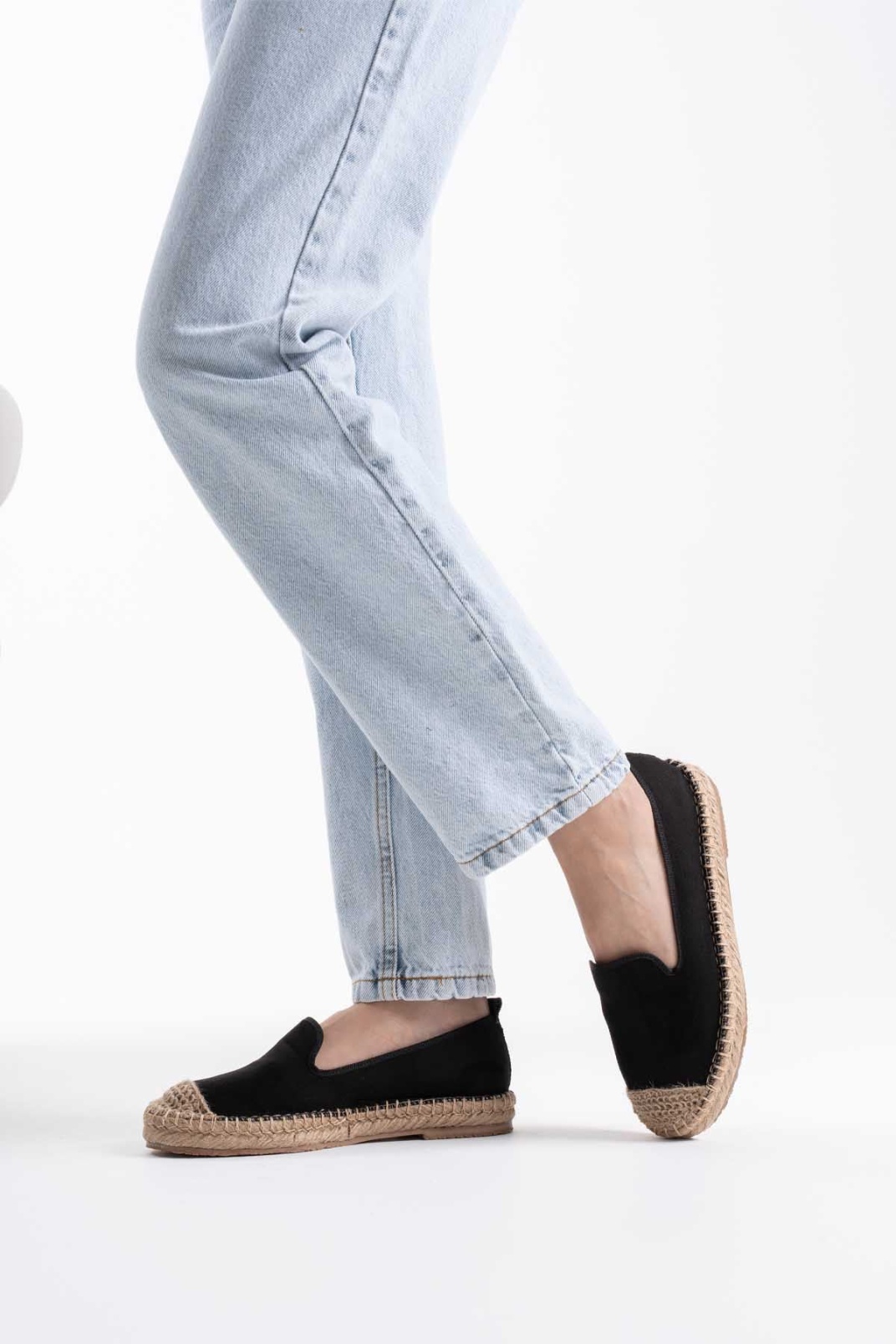 Fly Kadın Siyah Espadril Ayakkabı