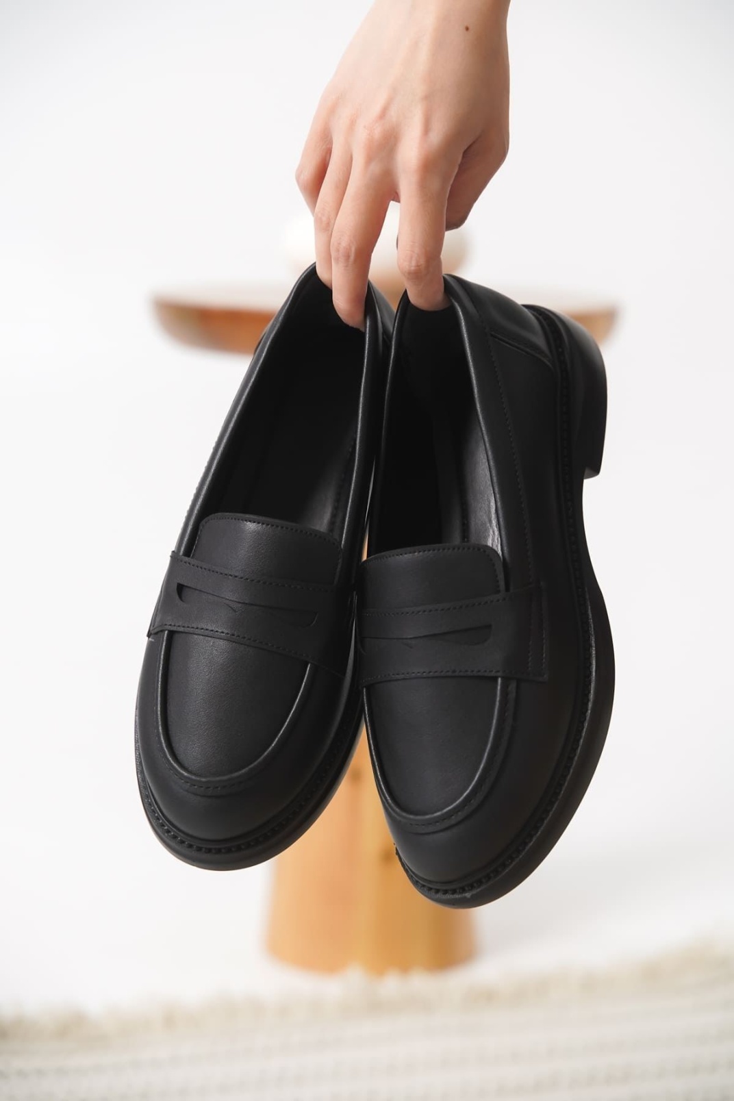 Sunny Kadın Siyah Loafer