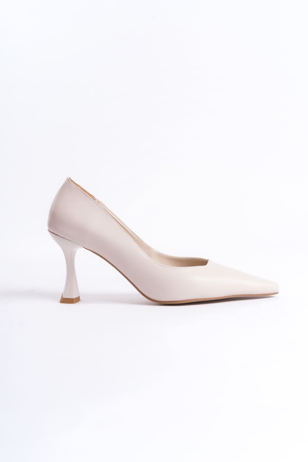 Cordelia Kadın Mat Bej Stiletto
