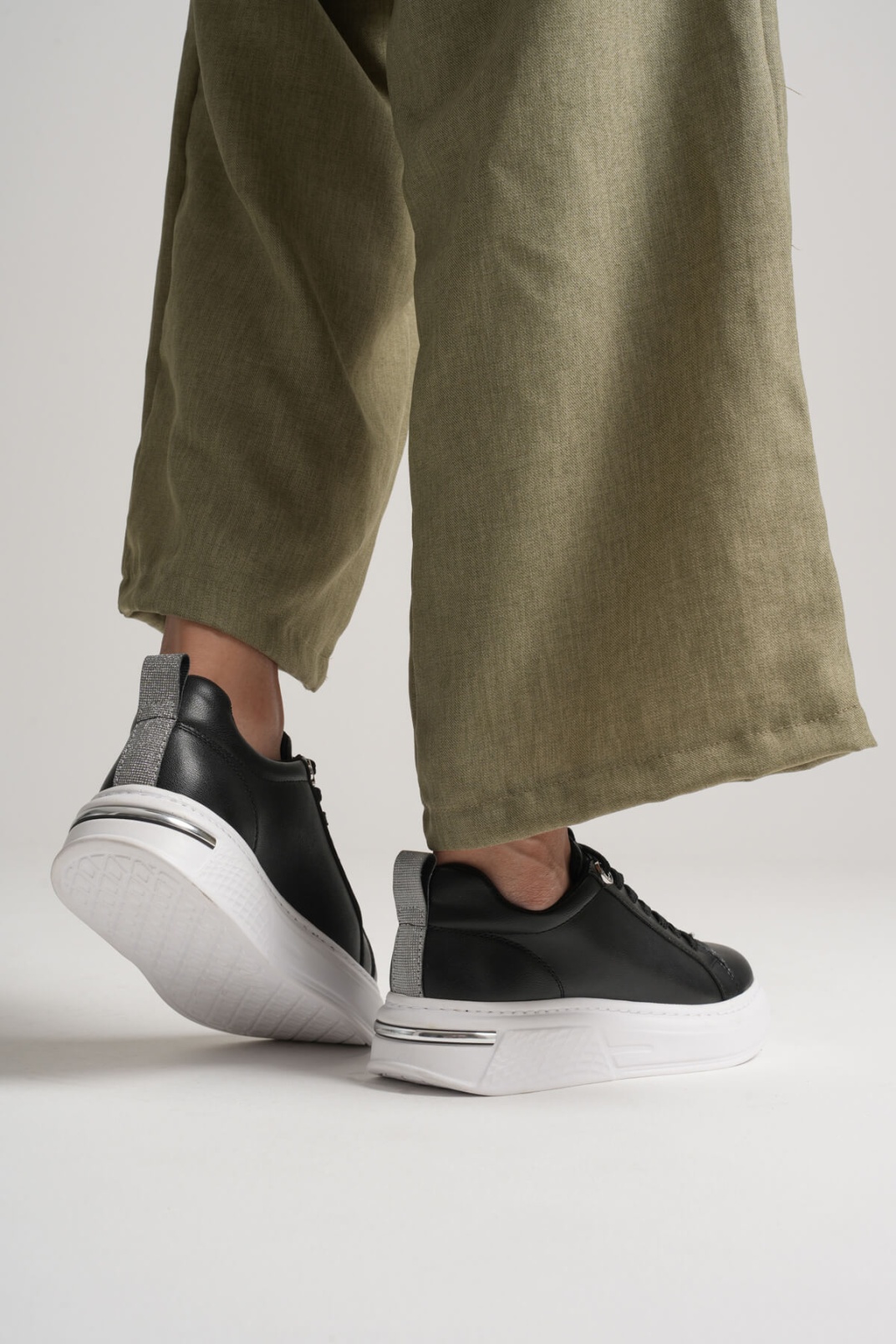 Liza Kadın Şık Günlük Siyah Sneaker