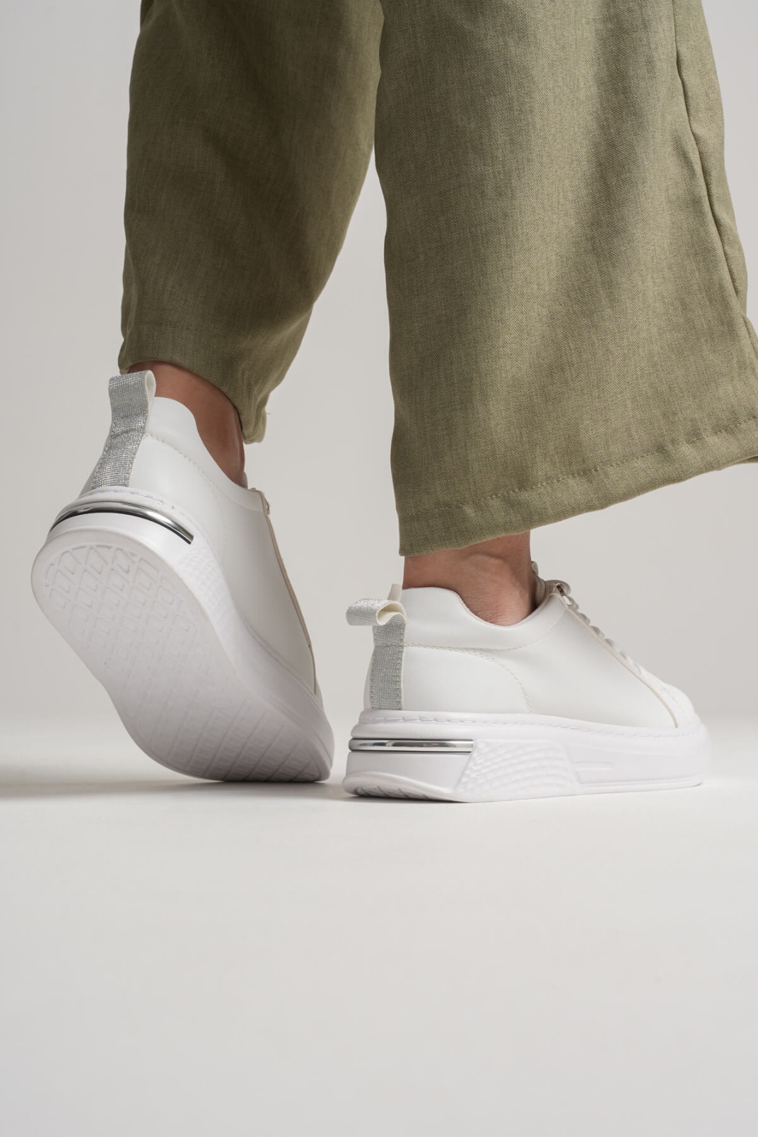 Liza Kadın Şık Günlük Beyaz Sneaker